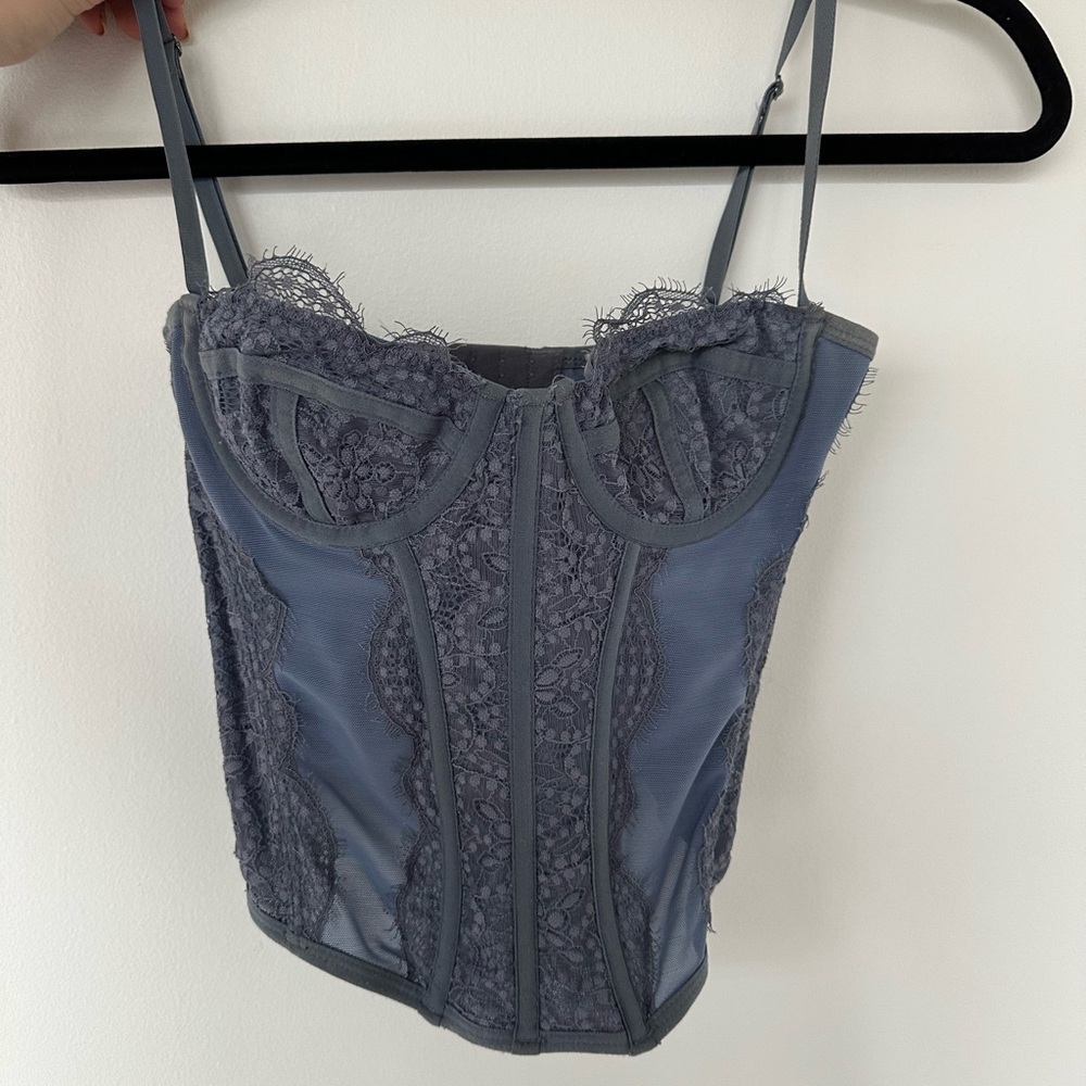 Urban Outfitters blue corset